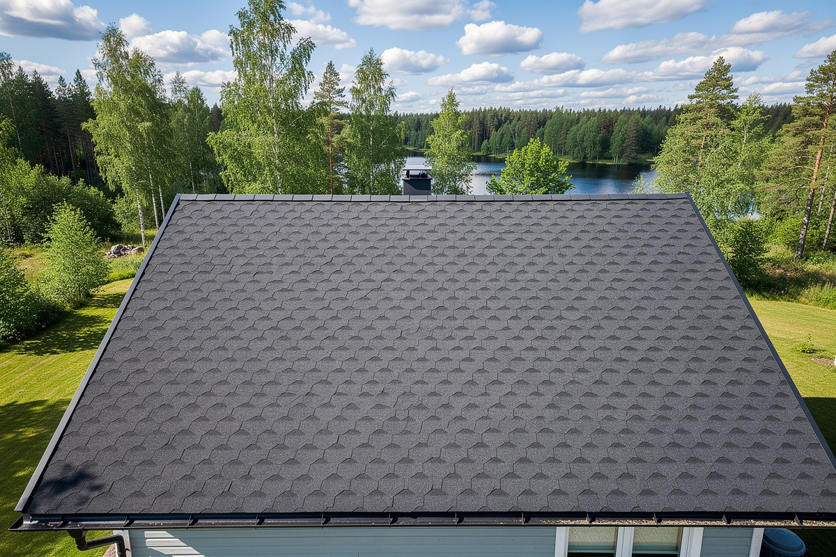Huopakaton ja bitumikaton korjaus Kaavi – kestävä ratkaisu sääolosuhteisiin variables[width=1200,height=800,description=Asphalt shingle roof]