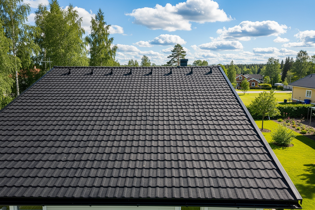 Huopakaton ja bitumikaton korjaus Kainuu, ammattilaisten asiantuntemuksella ja laadukkailla materiaaleilla variables[width=1200,height=800,description=Asphalt shingle roof]