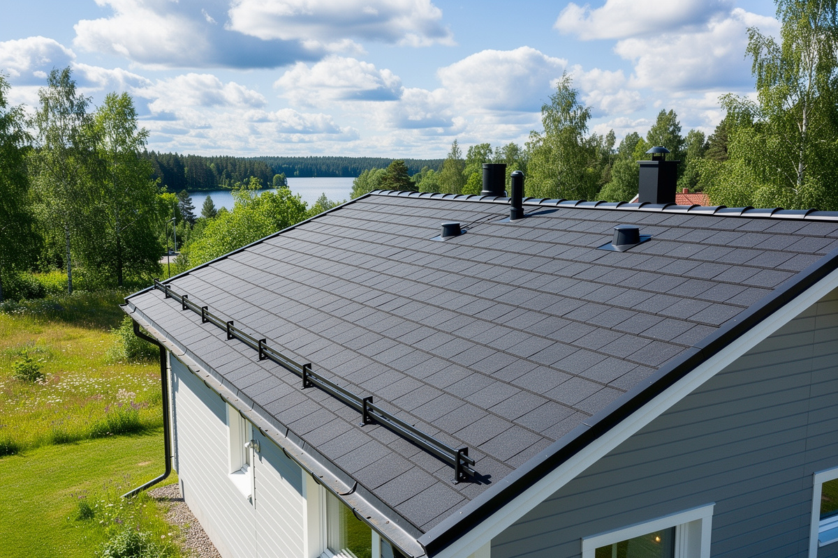 Huopakaton korjaus Järvenpää - tyylikkäät ja taitavat kunnostukset kauttamme variables[width=1200,height=800,description=Asphalt shingle roof]