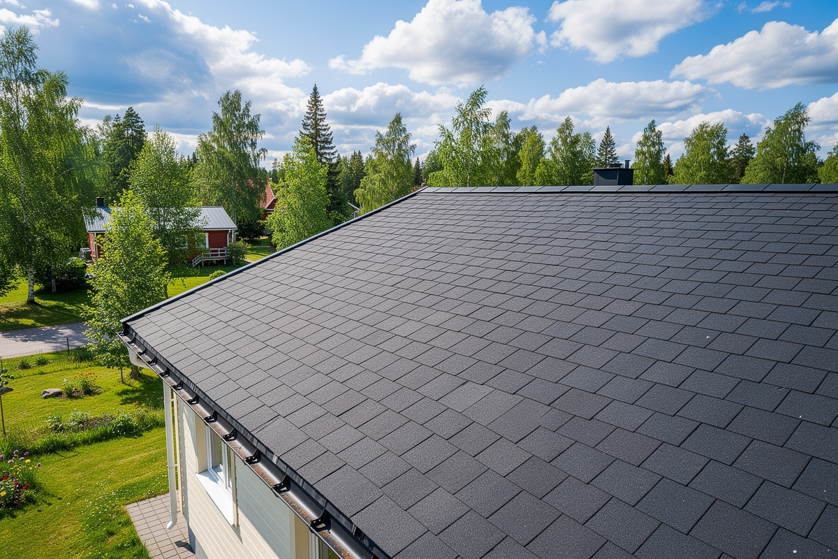 Huopakaton korjaus Kaarina, kattotöillä kohennetaan koko talon suojaa variables[width=1200,height=800,description=Asphalt shingle roof]